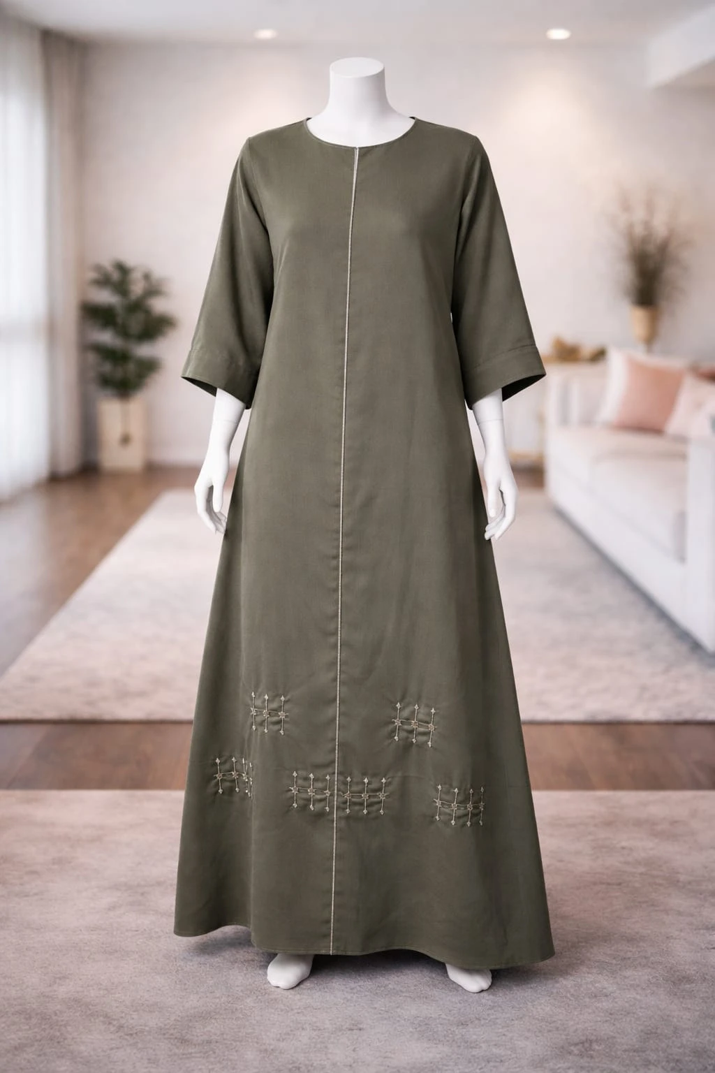 Olive Green Abaya